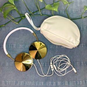 FRENDS Taylor Gold and White Headphones
